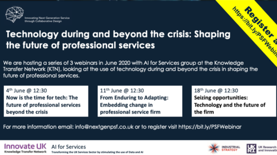 Upcoming Webinars – Innovation Beyond the Crisis image